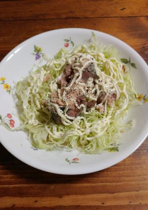 サバ缶＆キャベツ-レシピのメイン写真