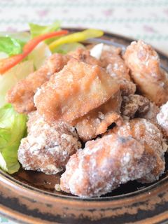 ヘルシーな鳥のささみから揚げ-レシピのメイン写真