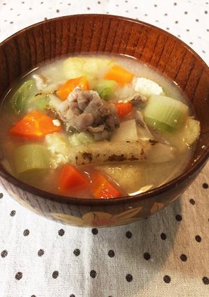 我が家の豚汁-レシピのメイン写真