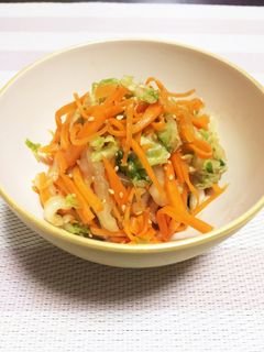 白菜とにんじんのサラダ-レシピのメイン写真