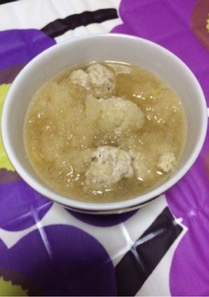 みぞれ鶏だんご和風スープ-レシピのメイン写真