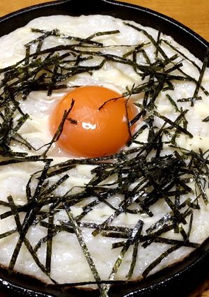 ふんわり山芋のスキレット焼き-レシピのメイン写真