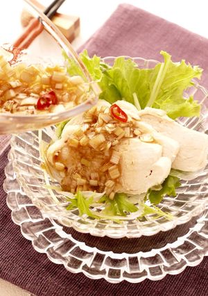 レンジで簡単よだれ鶏☆メープル香味だれ-レシピのメイン写真