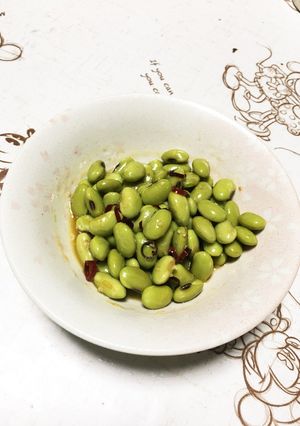 簡単おつまみ!枝豆ペペロンチーノ-レシピのメイン写真