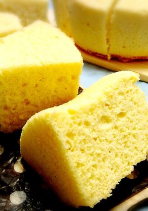 全卵ノンオイル【シンプルシフォンケーキ】-レシピのメイン写真
