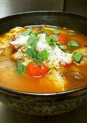 イタリアンチキンの辛ラーメン☆-レシピのメイン写真