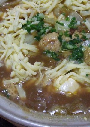 大阪loverカレーチーズ鍋-レシピのメイン写真