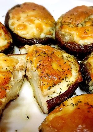 椎茸のシーチキンマヨグリル-レシピのメイン写真