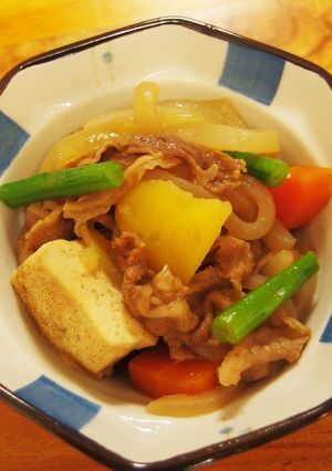 焼き豆腐入り無水肉じゃが♬-レシピのメイン写真
