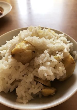 剥き生栗からの栗ごはん-レシピのメイン写真