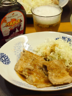 漬込なし★メープルシロップの生姜焼き-レシピのメイン写真