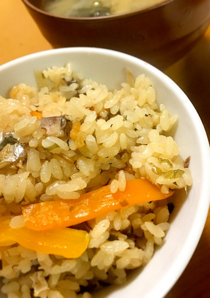 サバ缶で簡単炊き込みご飯-レシピのメイン写真
