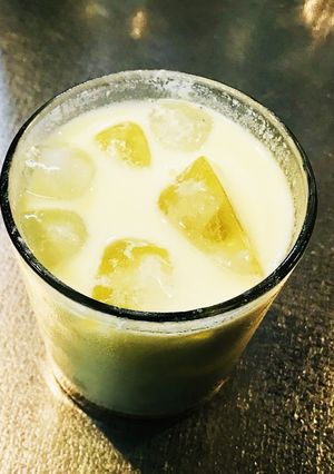 シークヮーサーと牛乳のラッシー-レシピのメイン写真