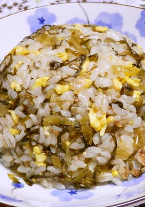 高菜漬けのチャーハン-レシピのメイン写真