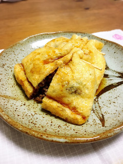 そぼろ入りお揚げの甘醤油ダレ♪-レシピのメイン写真