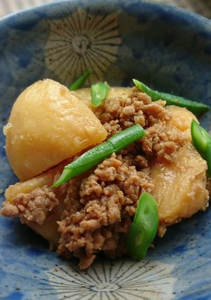 *ひき肉とじゃが芋のメープルシロップ煮*-レシピのメイン写真