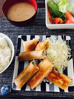 春巻き2種盛り定食-レシピのメイン写真