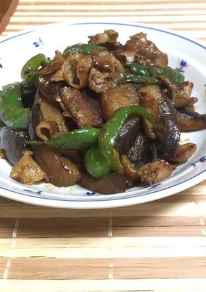 超簡単 ナスとピーマンの味噌炒め-レシピのメイン写真