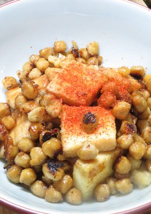 厚揚げとひよこ豆の中華風甘酢ソース炒め-レシピのメイン写真
