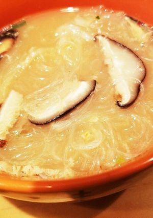 簡単うどん風ダイエット春雨スープ-レシピのメイン写真