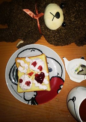 てんとう虫の春風トースト〇☆☆〇-レシピのメイン写真