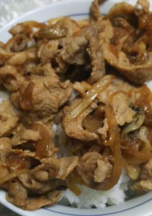 生姜焼き丼-レシピのメイン写真