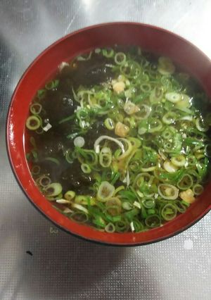 インスタント味噌汁の素でヘルシー味噌汁-レシピのメイン写真