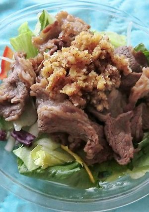 カルビの焼き肉に、サツマイモのこぶおろし-レシピのメイン写真