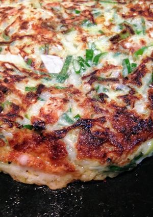 キャベツ・ねぎを大量消費！　ねぎ焼き-レシピのメイン写真