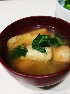 ブロッコリー葉も捨てないで。の味噌汁-レシピのメイン写真