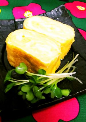 メープルシロップで卵焼き-レシピのメイン写真
