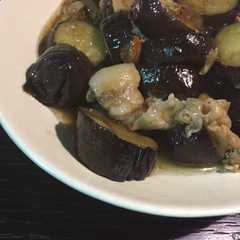 รูปของ なすと豚バラ肉のオイスターソース煮