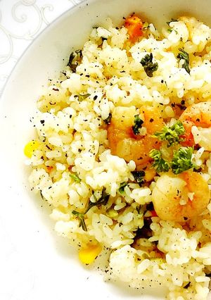 忙しい時に！炊飯器でドレッシングのピラフ-レシピのメイン写真