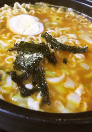キムチーズ辛ラーメン-レシピのメイン写真