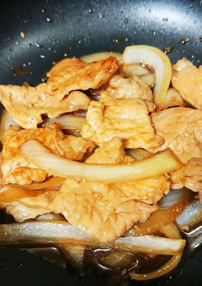 お弁当用 簡単豚のしょうが焼き-レシピのメイン写真