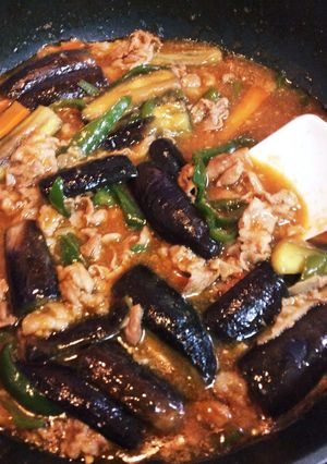 トロトロピリ辛☆なすと豚肉の味噌炒め-レシピのメイン写真