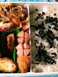 10/2弁当。なんちゃってお好み焼き-レシピのメイン写真