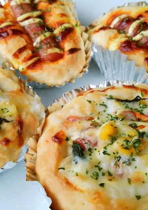発酵なしで手軽に♪お総菜パン-レシピのメイン写真