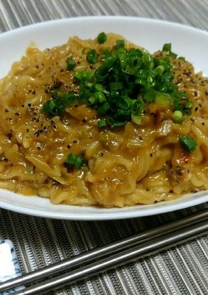 野菜ピューレで辛ラーメンのリゾット風。-レシピのメイン写真