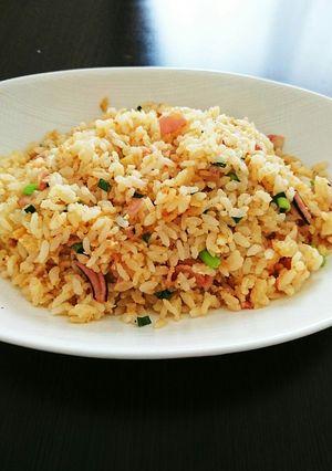 塩辛とベーコンの炒飯-レシピのメイン写真