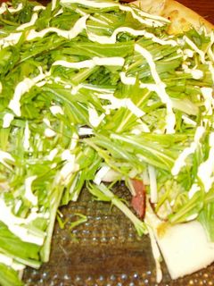 水菜ピザ-レシピのメイン写真