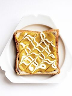 煮物リメイク◎かぼちゃマヨトースト-レシピのメイン写真