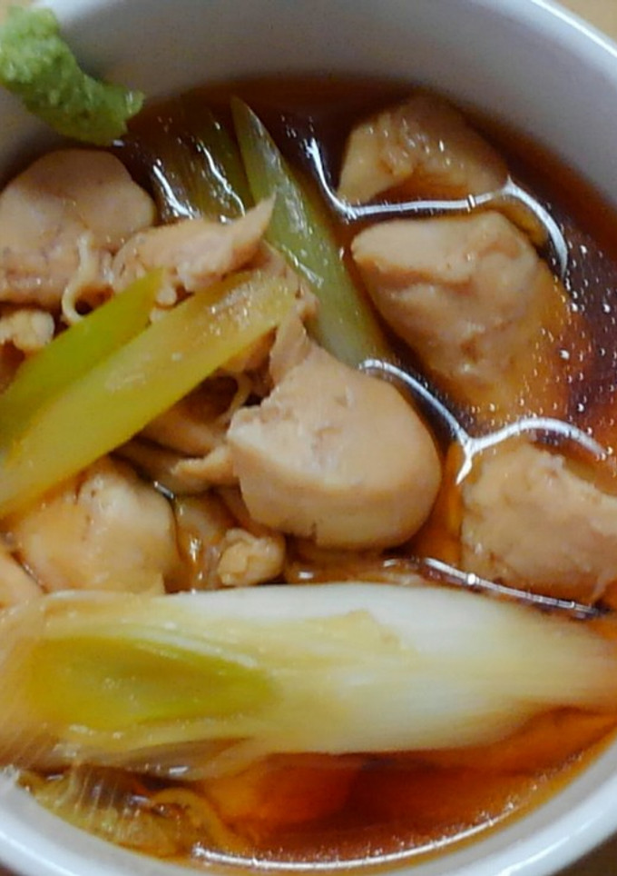 簡単♪鶏ささみと長ネギのめんつゆ煮♪*ﾟ-レシピのメイン写真
