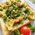 端っこグルメ❂卵焼き×葱の和トースト