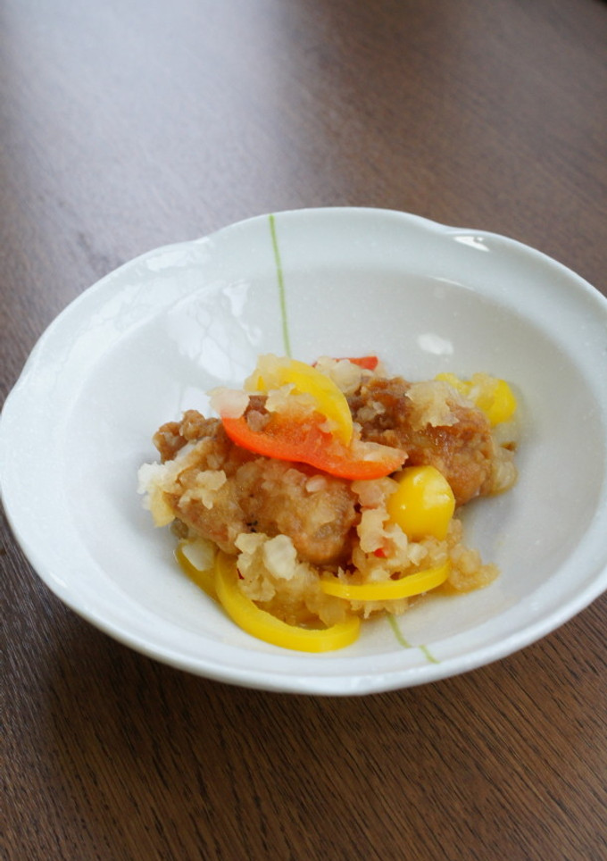唐揚げの大根こぶおろしの煮物-レシピのメイン写真