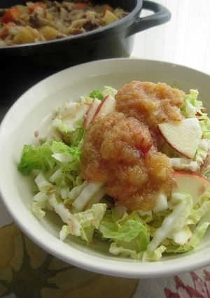 白菜ツナのりんごこぶおろしサラダ-レシピのメイン写真