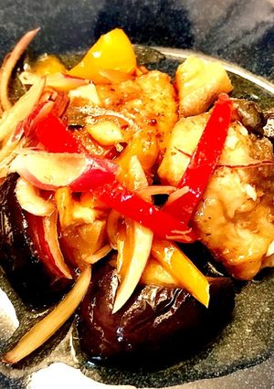 お弁当も☆カレー風の鰆と夏野菜の揚げ浸し-レシピのメイン写真