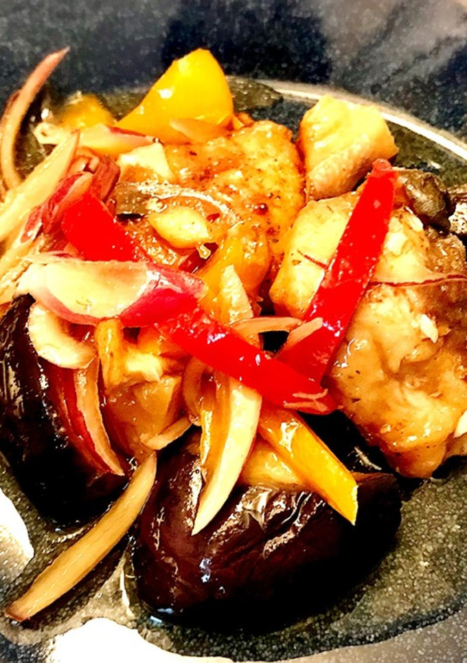 お弁当も☆カレー風の鰆と夏野菜の揚げ浸し-レシピのメイン写真