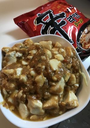 辛ラーメンで麻婆麺-レシピのメイン写真
