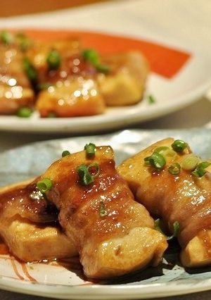 豆腐の豚巻き~甘辛うま煮-レシピのメイン写真